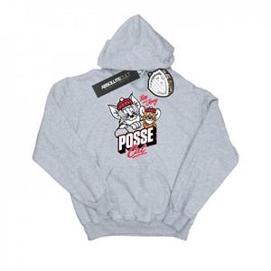 Tom And Jerry Mens Posse Cat Hoodie M wit