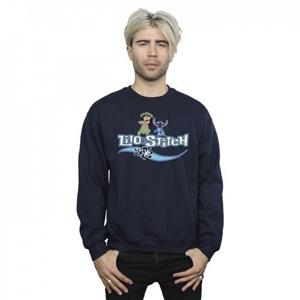 Disney Heren Lilo en Stitch karakters Sweatshirt L wit