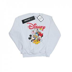 Disney Heren Mickey Mouse Crew Sweatshirt XL wit