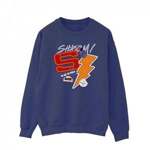 DC Comics Heren Shazam Fury Of The Gods Sticker Spam Sweatshirt L wit