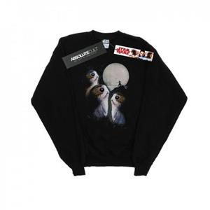Star Wars Mens The Last Jedi Porgs Sunset Sweatshirt L zwart