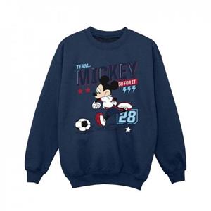 Disney Mickey Mouse Team Mickey voetbalsweater voor meisjes 5-6 Years wit