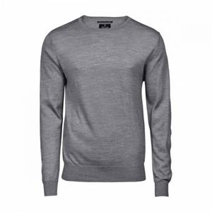 Tee Jays heren gebreide trui met ronde hals 2XL zwart
