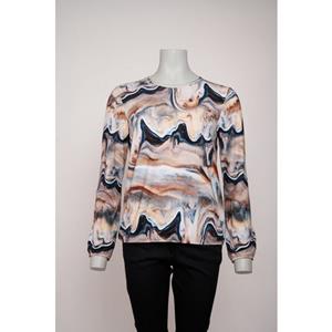 Seidel Moden Shirt met lange mouwen met grafisch patroon, made in germany
