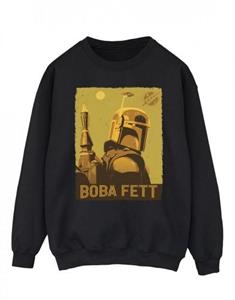 Star Wars Mens The Book Of Boba Fett Planetary Stare Sweatshirt L wit
