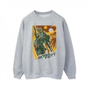 Star Wars Boba Fett Collage-sweatshirt voor heren M wit