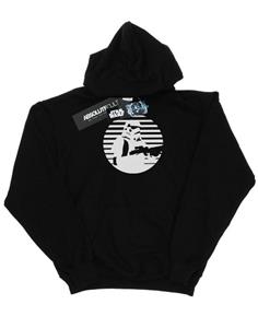 Star Wars jongens Stormtrooper strepen hoodie 12-13 zwart