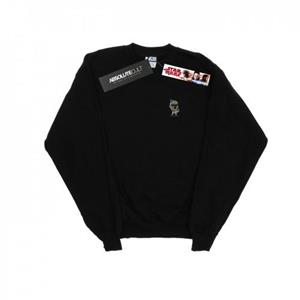 Star Wars Boba Fett-sweatshirt met borstprint voor jongens 12-13 wit