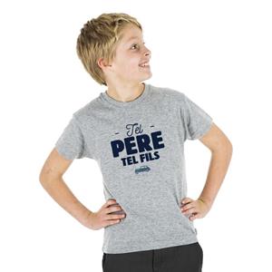 Ma Petite Tribu Kinder T-shirt ZO VADER ZO ZOON 2 ans heide grijze kleur