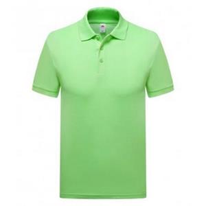 Fruit of the Loom Heren premium katoenen piqué poloshirt XL groen