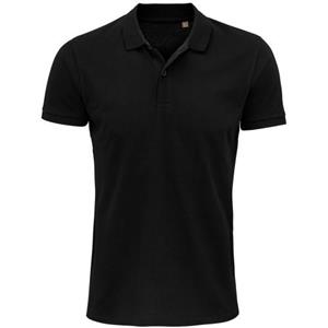 SOLS Planet Pique biologisch poloshirt voor heren L wit