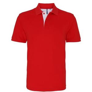 Asquith & Fox heren klassiek fit contrastpoloshirt L