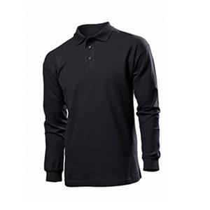 Stedman Classics Stedman katoenen polo met lange mouwen voor heren XL wit