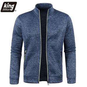King Billion Herfst Winter Heren Rits Gebreide Lange Mouwen Dunne Kasjmier Mode Top Trui Jas M zwart