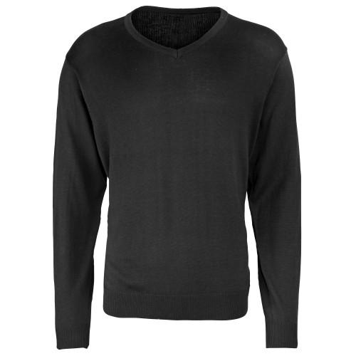 Premier heren trui met V-hals 2XL rood