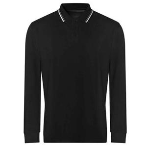 Awdis herenpoloshirt met lange mouwen en lange mouwen L