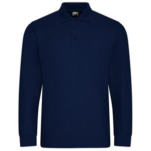 PRO RTX Mens Piqué Long-Sleeved Polo Shirt XXL Vloot