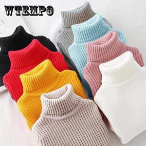 WTEMPO Getailleerde geribbelde trui voor kinderen Baby jongens meisjes trui Kinderkleding Gebreide meisjestrui 150