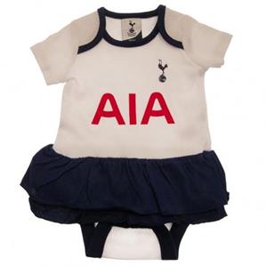 Tottenham Hotspur FC baby-rompertje met tutu-rok 0-3 Months Vloot/wit