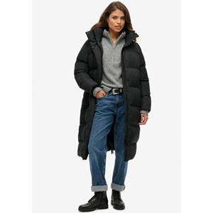 Donsjas Superdry LONGLINE HOODED PUFFER COAT