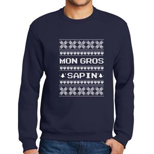 ULTRABASIC - Homme Graphique Mon Gros Sapin sweatshirt Action de Graces Xmas Cadeau Idees Tee S afgrond