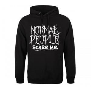 Grindstore Heren Normale mensen maken me bang Hoodie L zwart