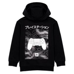 Playstation Boys Japanese Logo Hoodie 11-12 wit/zwart