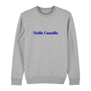 Ma Petite Tribu Herensweatshirt - VIEILLE CANAILLE XS heide grijze kleur