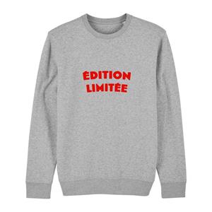 Ma Petite Tribu Herensweater - LIMITED EDITION 2 XS heide grijze kleur