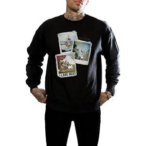 Frozen Heren Olaf Polaroid Sweatshirt L zwart