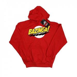 The Big Bang Theory De Big Bang Theory heren Sheldon Bazinga hoodie L rood