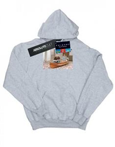 Friends Vrienden heren boot foto hoodie L wit
