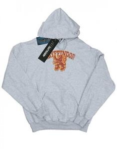 Harry Potter Heren Gryffindor Sport embleem hoodie XL grijs