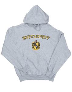 Harry Potter Heren Huffelpuf Crest Hoodie L grijs