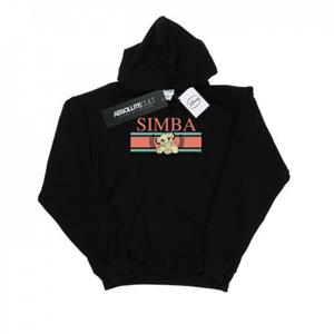 Disney heren hoodie met de leeuwenkoning Simba strepen XL wit