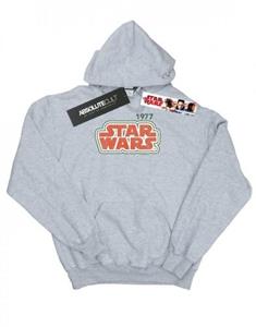 Star Wars heren retro overzicht hoodie XL wit