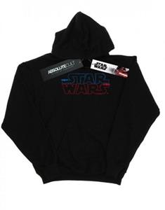 Star Wars heren lichtzwaard logo hoodie M wit