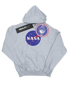 NASA heren klassieke insignia-logo hoodie L grijs
