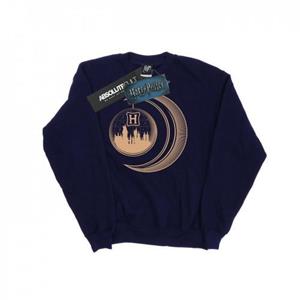 Harry Potter Mens Hogwarts Moon Sweatshirt L wit
