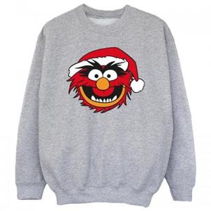 Disney Heren The Muppets Animal Kerstsweater XXL houtskool