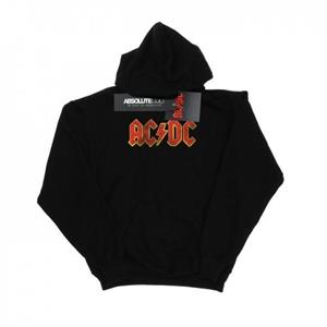 AC/DC Heren hoodie met rood logo L grijs