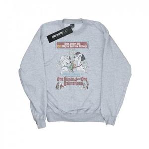 Disney Heren 101 Dalmatiërs Retro Poster Sweatshirt XL grijs