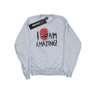 Marvel Mens Spider-Man ik ben geweldig Sweatshirt XL wit