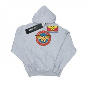 DC Comics Wonder Woman Circle-logo-hoodie voor heren S wit