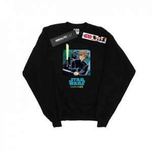 Star Wars Mens Vader And Luke Anime Sweatshirt XL wit