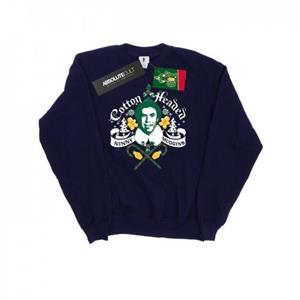 Elf heren hoofd Ninny Muggins Sweatshirt L wit