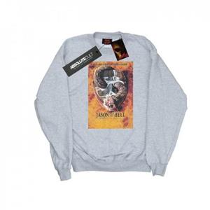 Friday The 13th Vrijdag de 13e Jason Goes To Hell-sweatshirt voor heren L wit