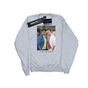 Friends Vrienden Ross en Chandler College sweatshirt voor heren L wit