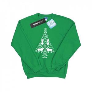 Disney Frozen kerstboomsweater voor heren L wit