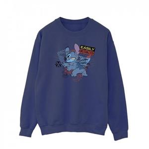 Disney Heren Lilo en Stitch gemakkelijk afgeleid sweatshirt L marineblauwe kleur